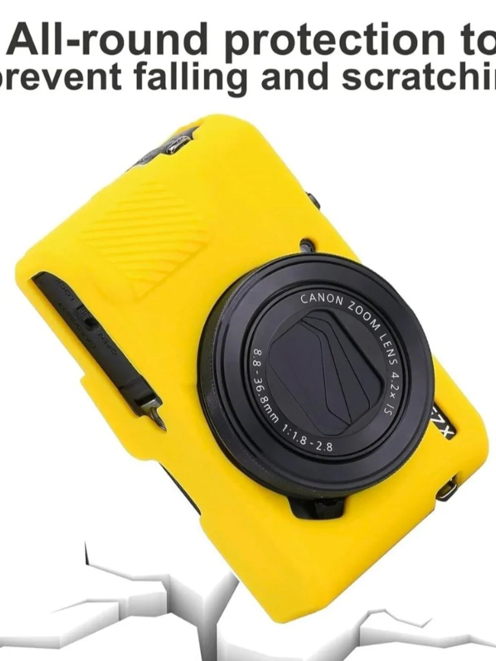 NEW G7X / G7X Mark II Camera Silicone Case, Ultra Thin Lightweight Rubber Soft
